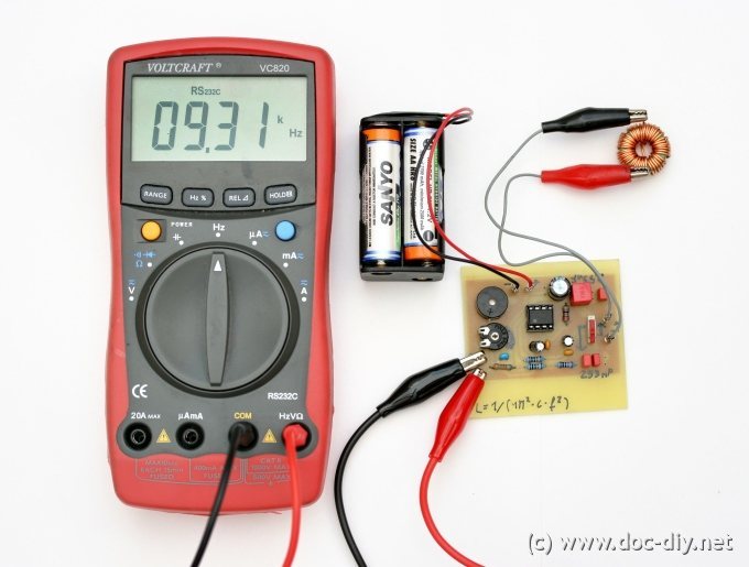 inductance measurement setup