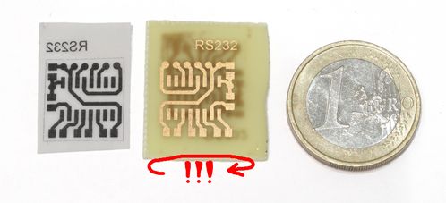 rs232 converter pcb and coin