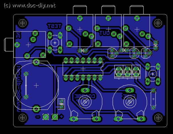 delay 2 circuit pcb layout