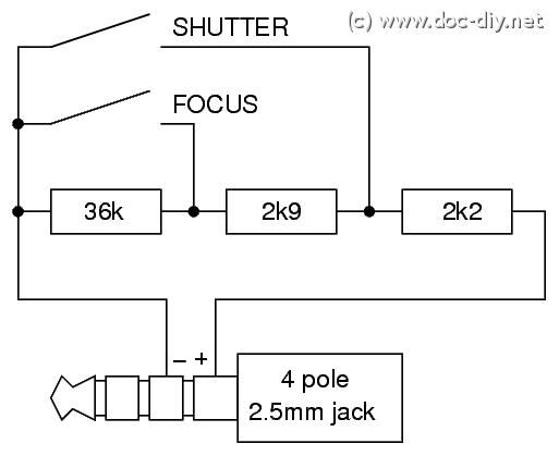 lumix remote release connector pinout